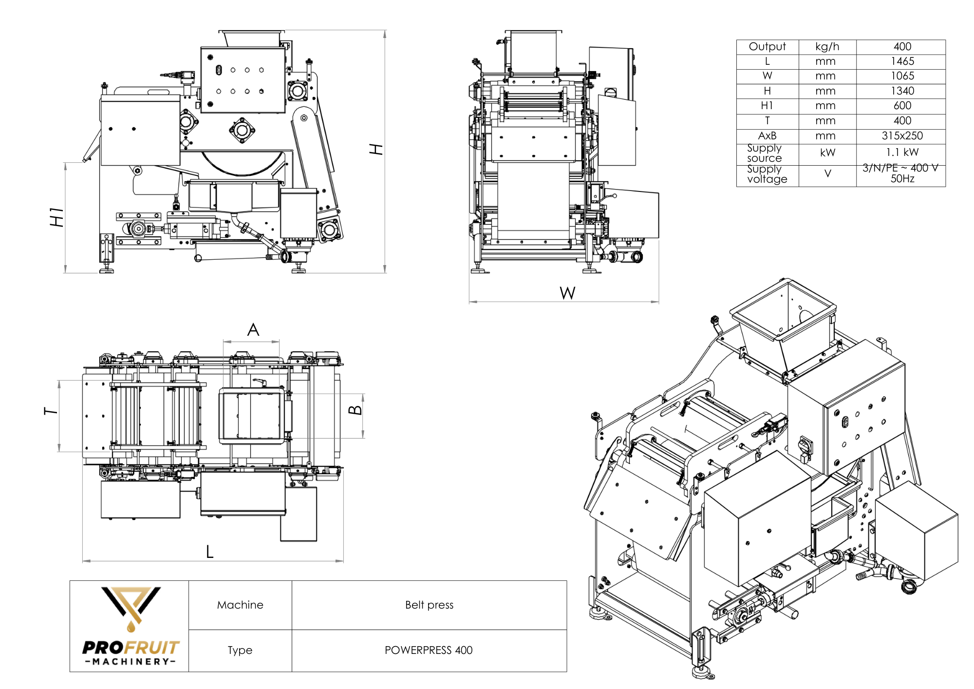 Beltepress POWERPRESS 400 — miniatyrbilde 7