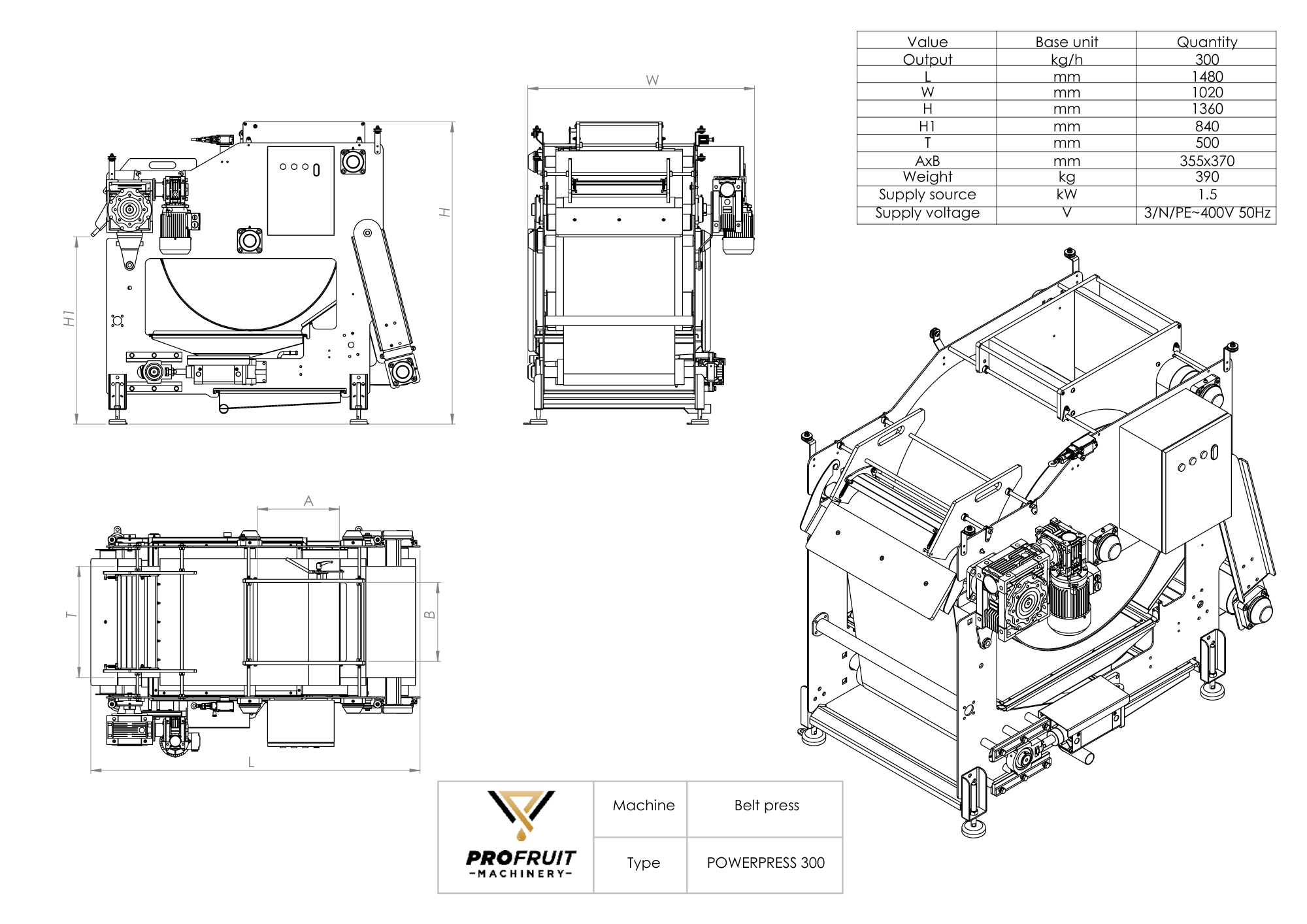Beltepress POWERPRESS 300 — miniatyrbilde 14