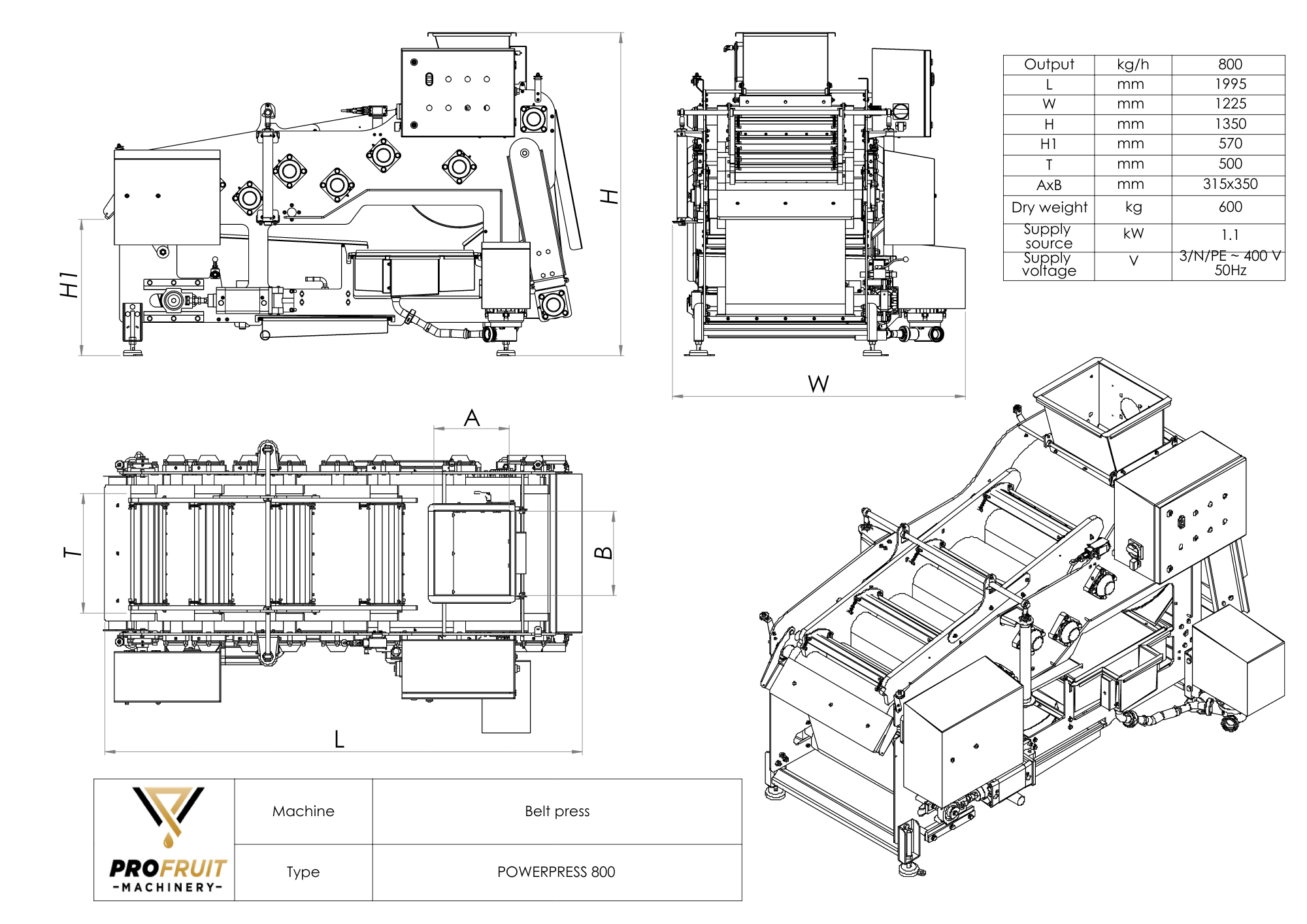 Beltepress POWERPRESS 800 — miniatyrbilde 10