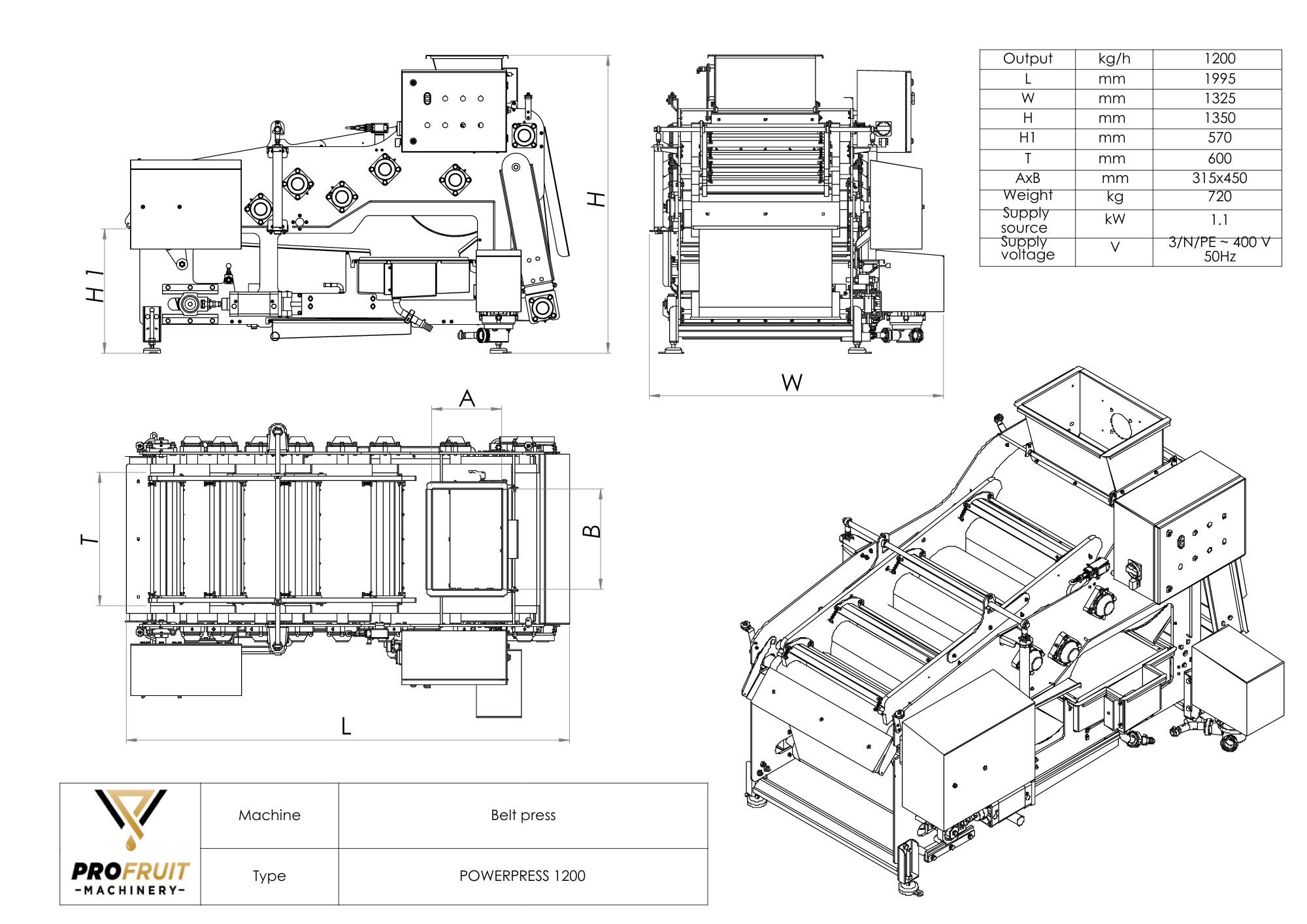 Beltepress POWERPRESS 1200 — miniatyrbilde 10