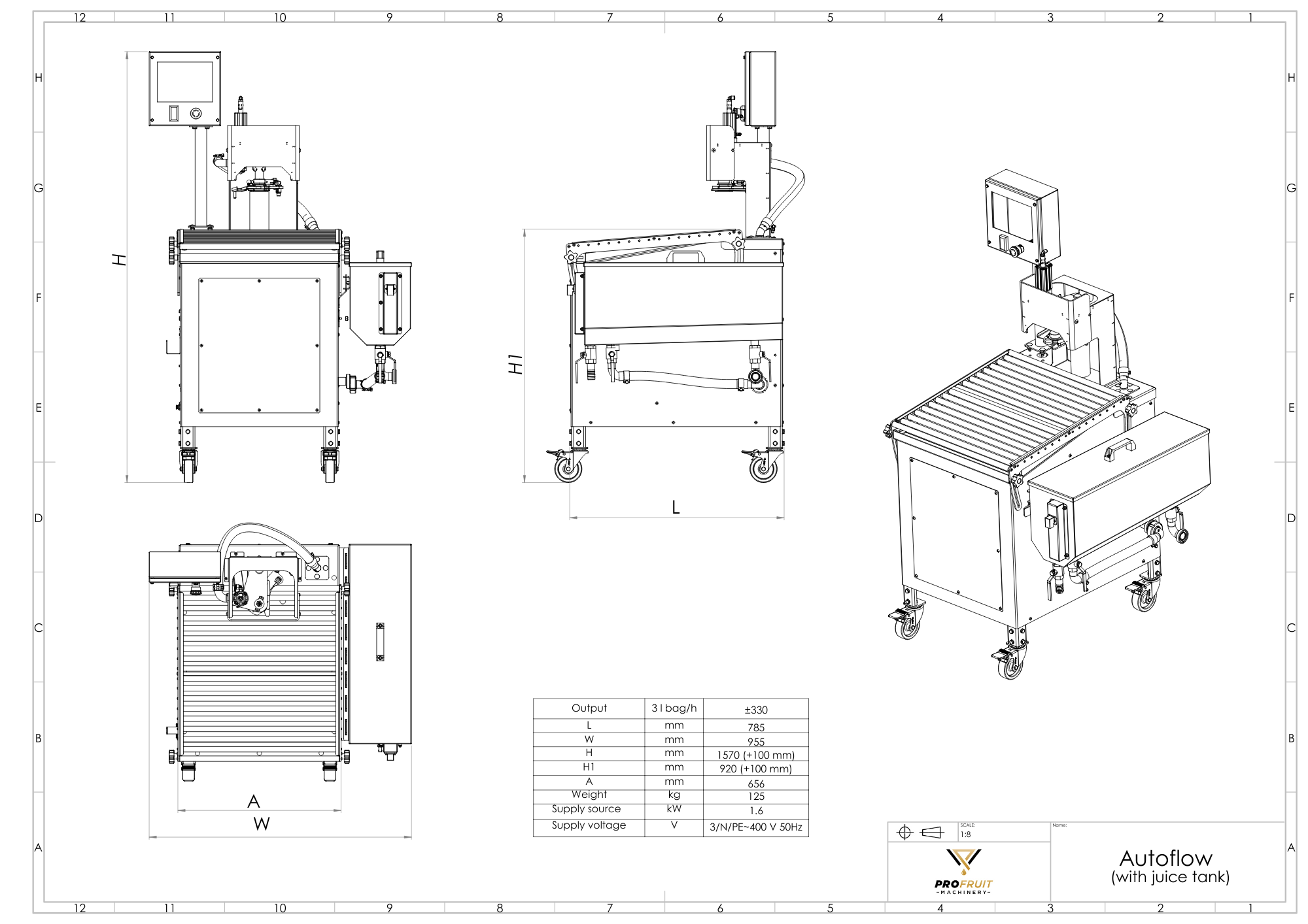 Automatisk Bag in Box og Pouch fyller AUTOFLOW — miniatyrbilde 11