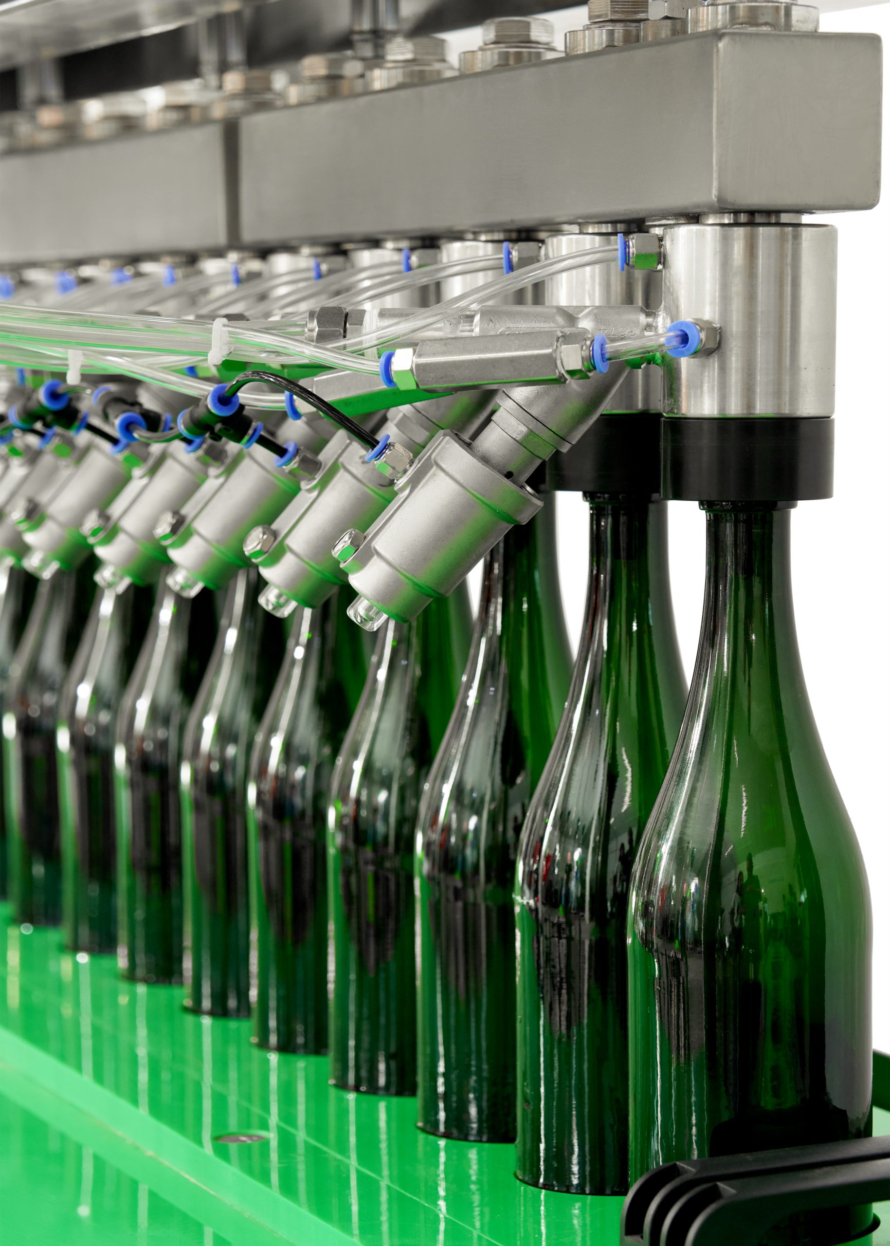 Halvautomatisk 10 hoder isobarisk filler med kronelokk — miniatyrbilde 2