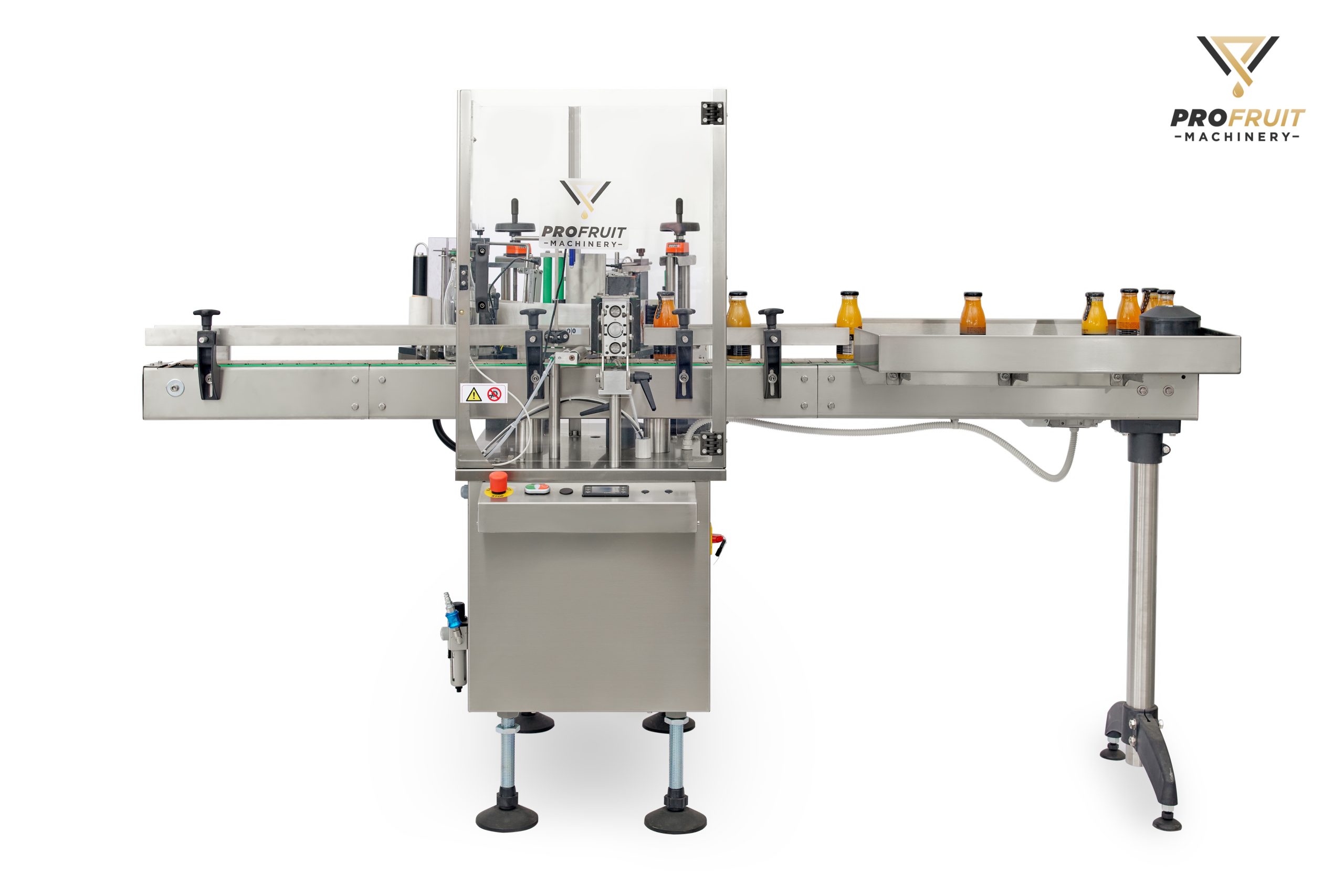 Automatisk flasketikettmaskin — produktbilde fra ProFrukt