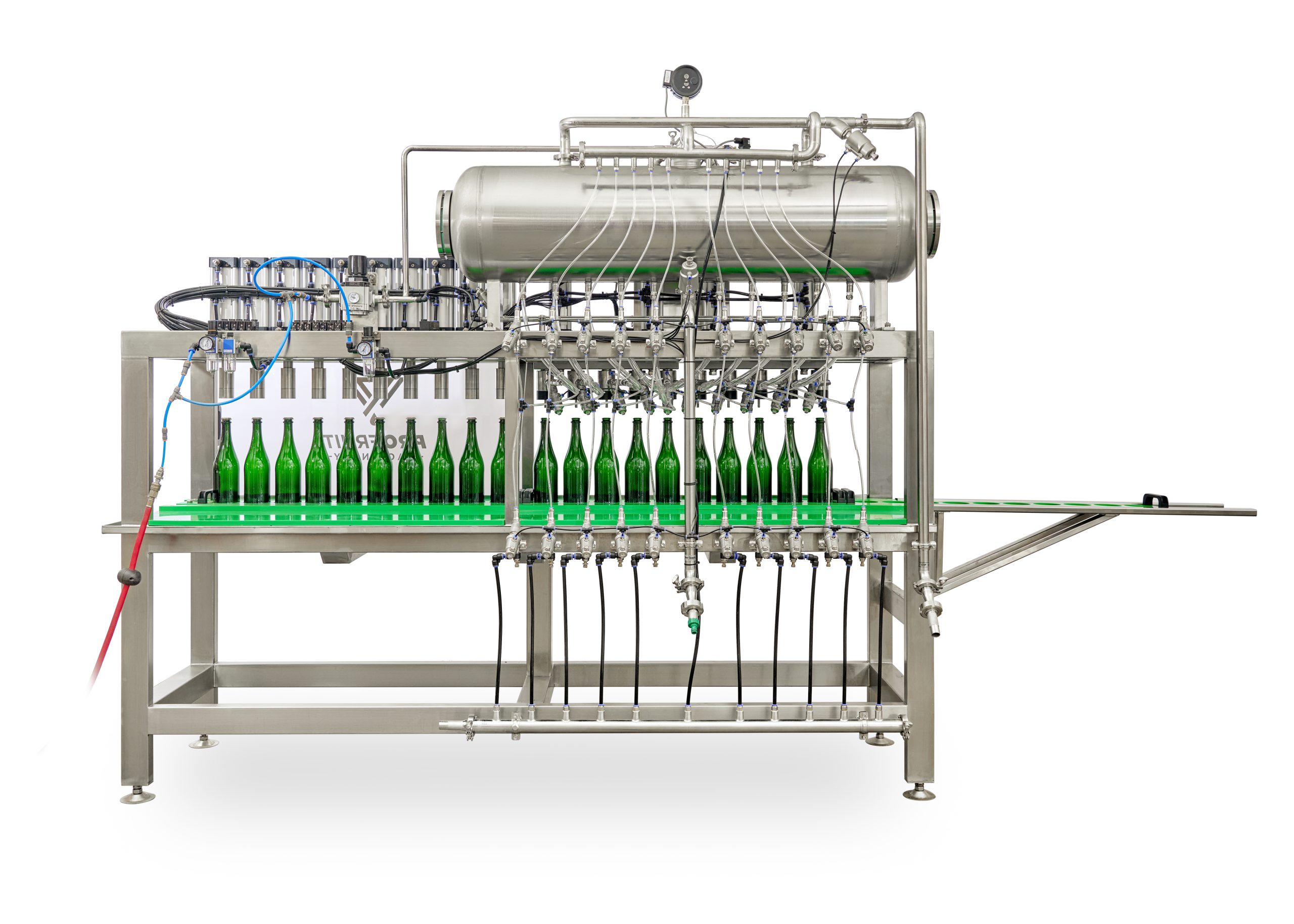 Halvautomatisk 10 hoder isobarisk filler med kronelokk — miniatyrbilde 4