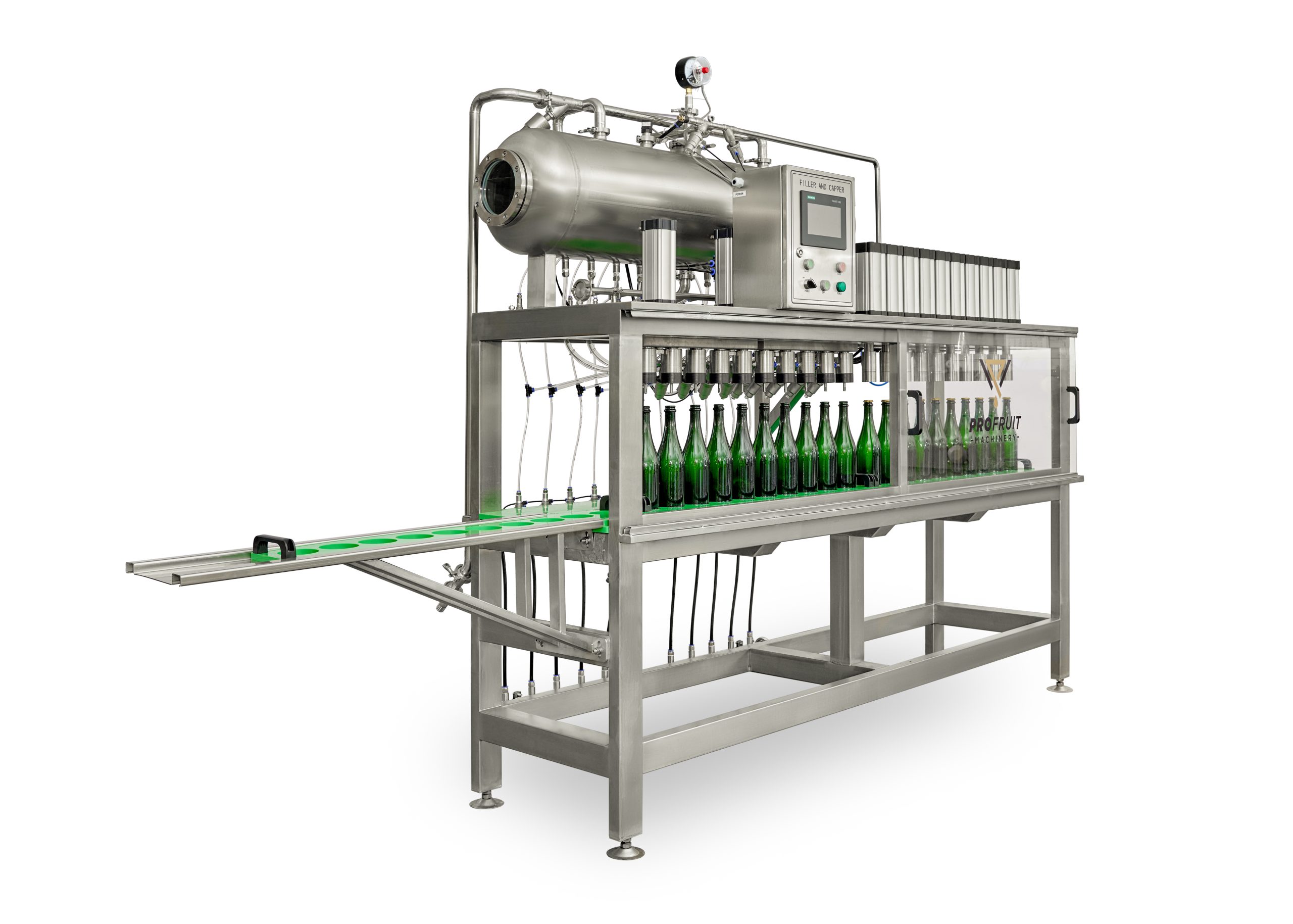 Halvautomatisk 10 hoder isobarisk filler med kronelokk — miniatyrbilde 7