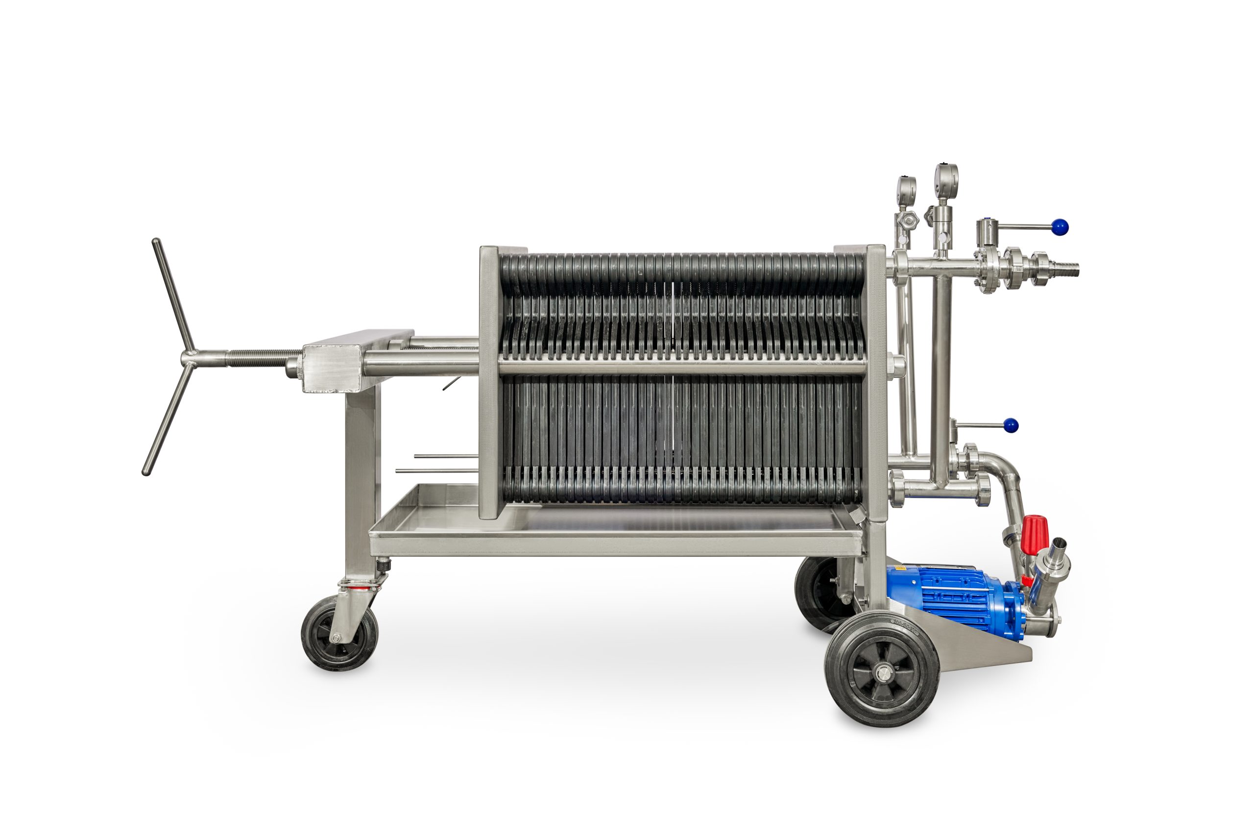 40×40 Plate Filter med pumpe — produktbilde fra ProFrukt