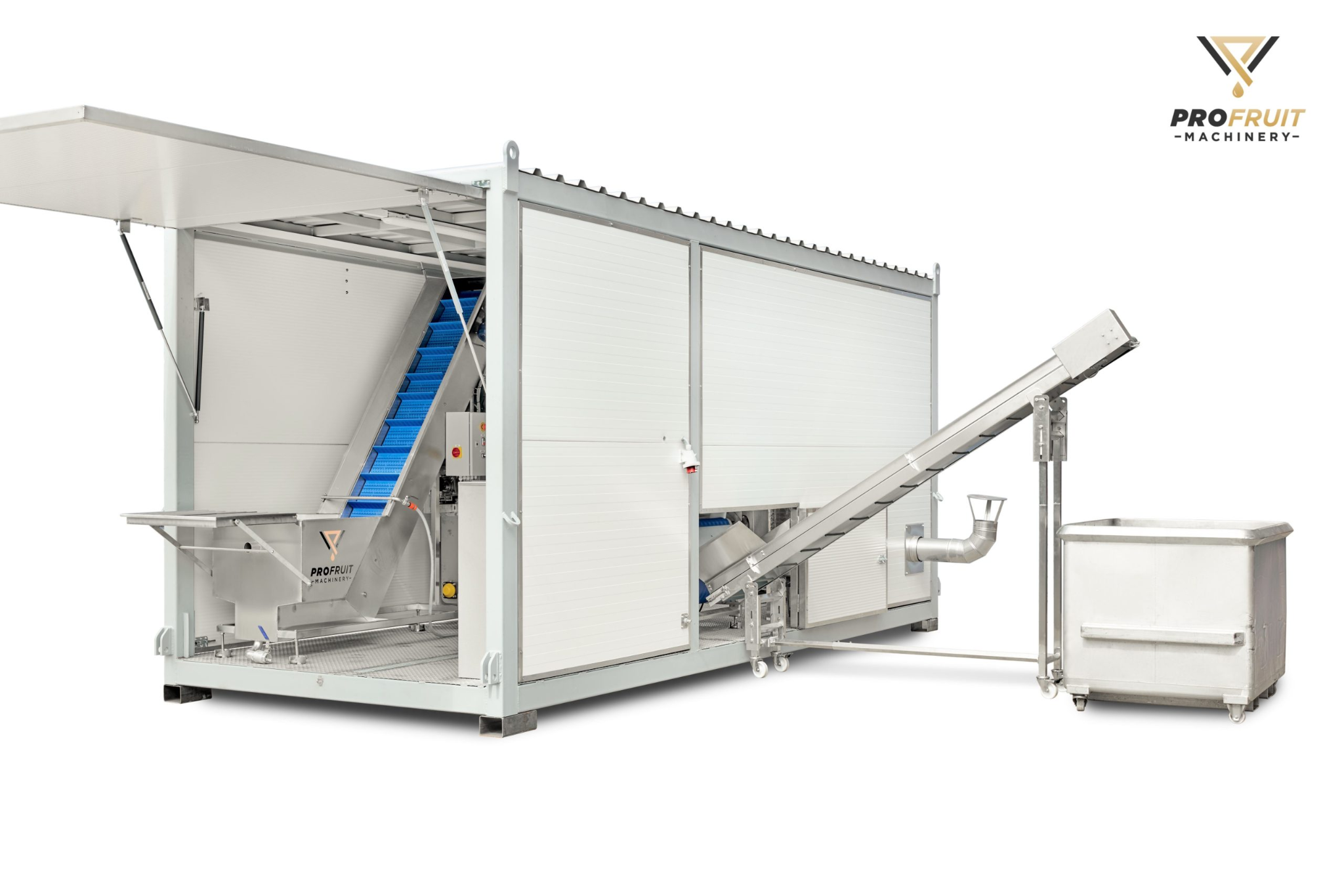 Mobil produksjonslinje i container, 1200 kg/t — miniatyrbilde 3