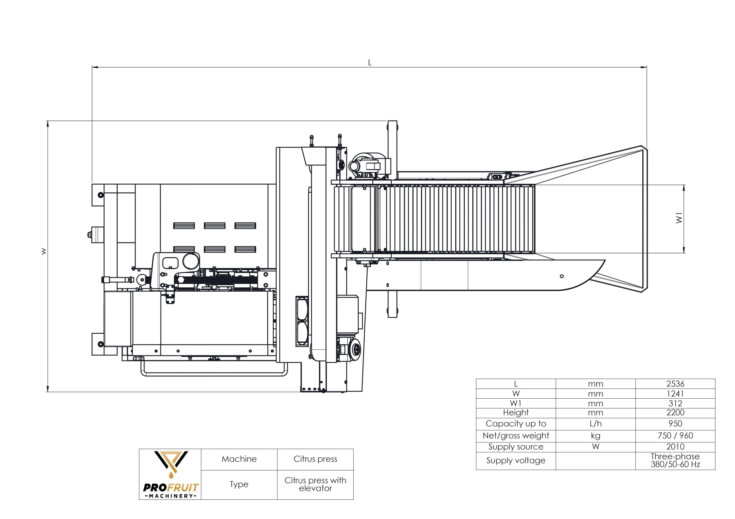 Industriell sitrusjuicer — miniatyrbilde 7