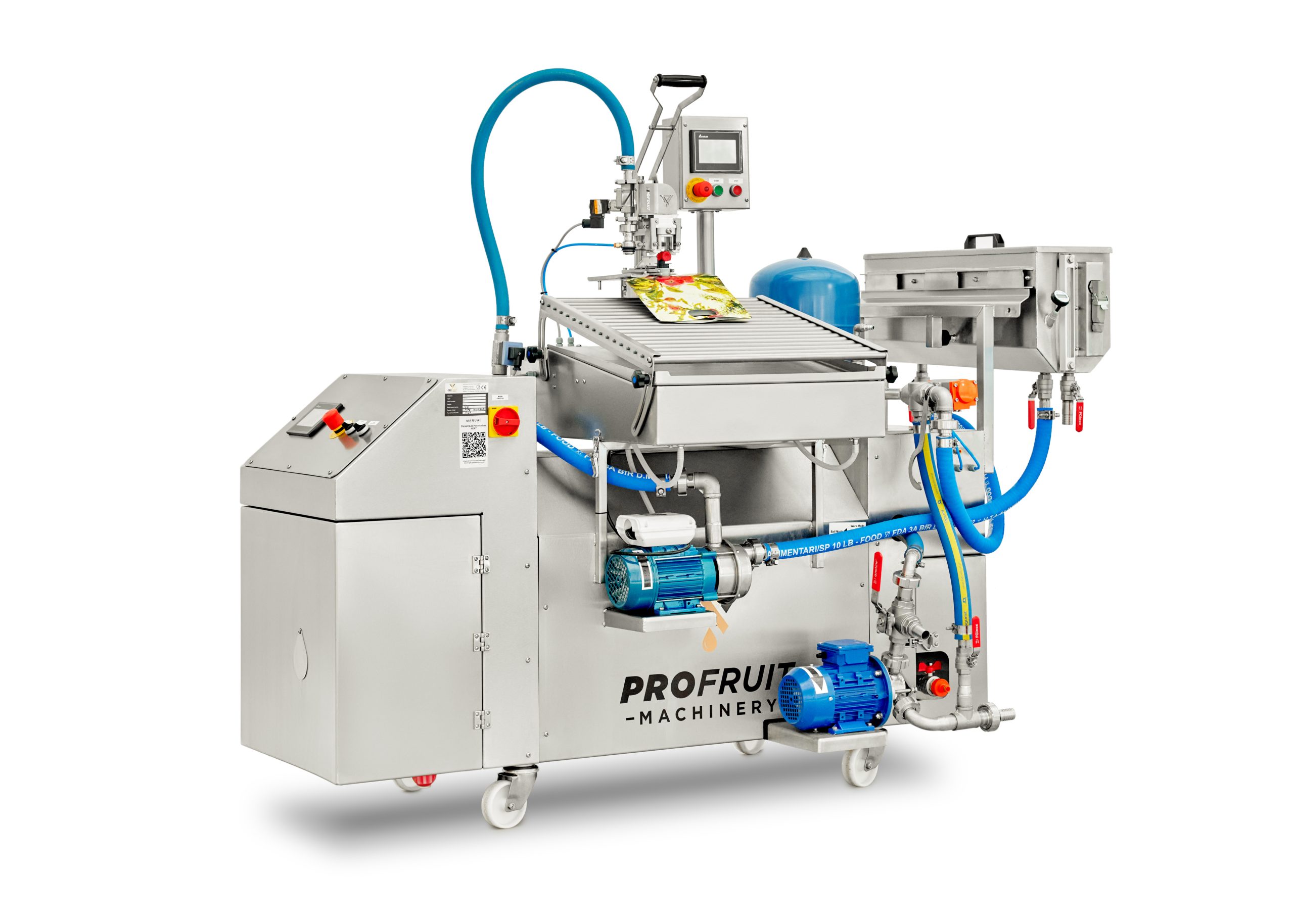 Diesel pasteurisator HEAT 500 med Miniflow-fyller — produktbilde fra ProFrukt