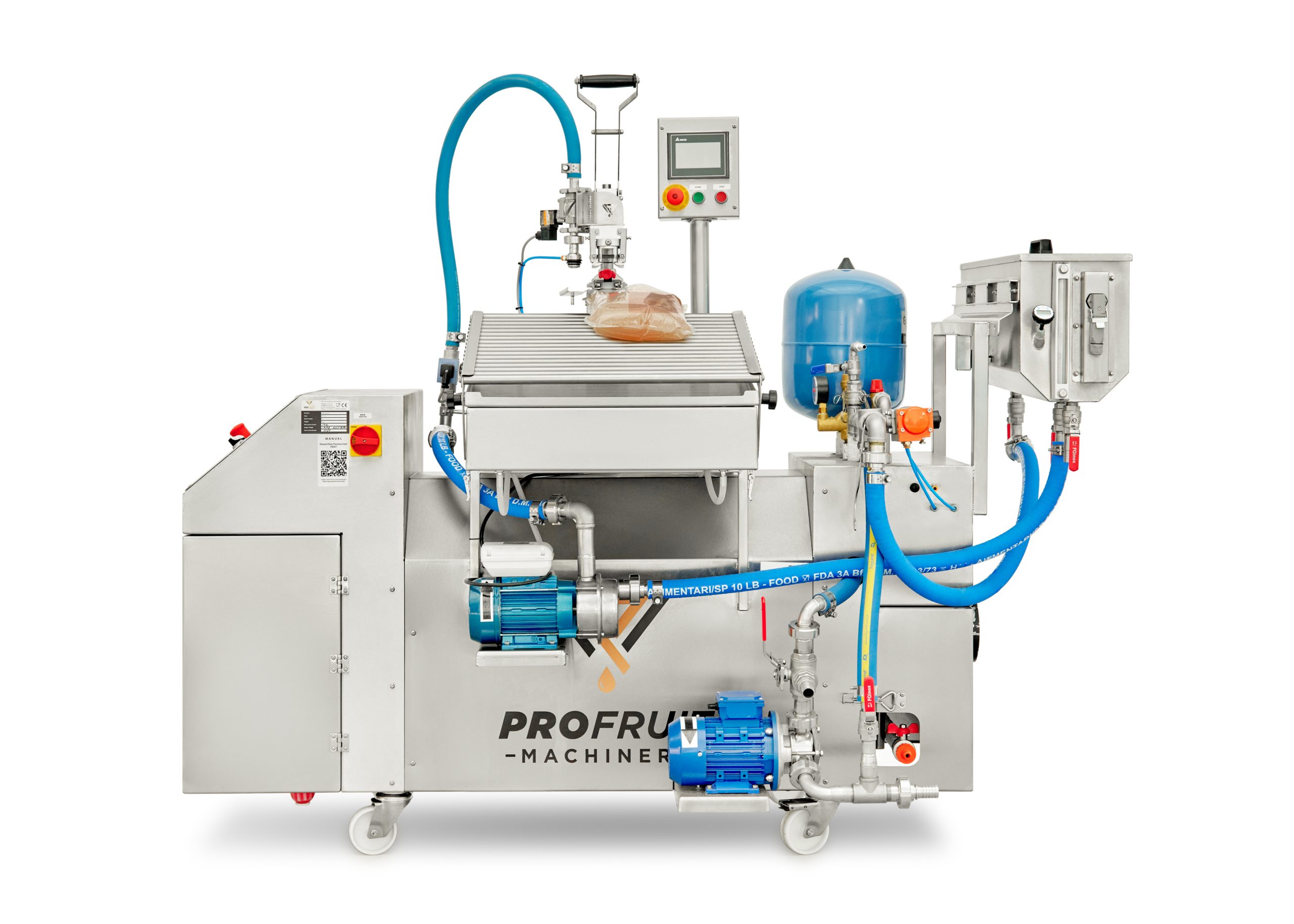 Diesel pasteurisator HEAT 1000 med Miniflow-fyller — produktbilde fra ProFrukt